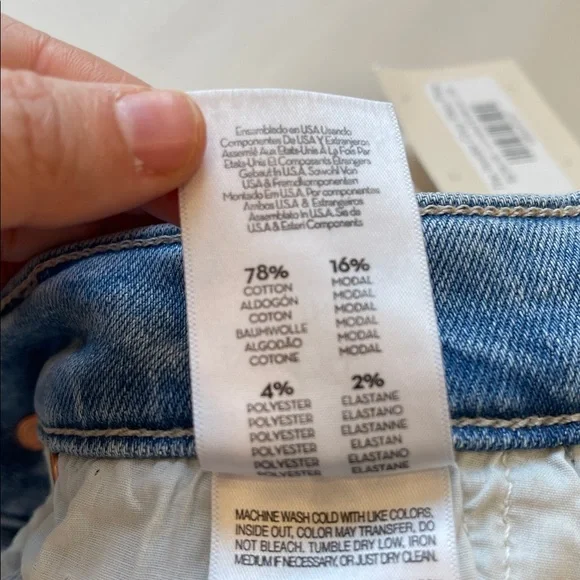 Mother The Insider Crop Step Fray Jeans – Limited Edition Wash, Size 24 (NWT) - Picture 9 of 13